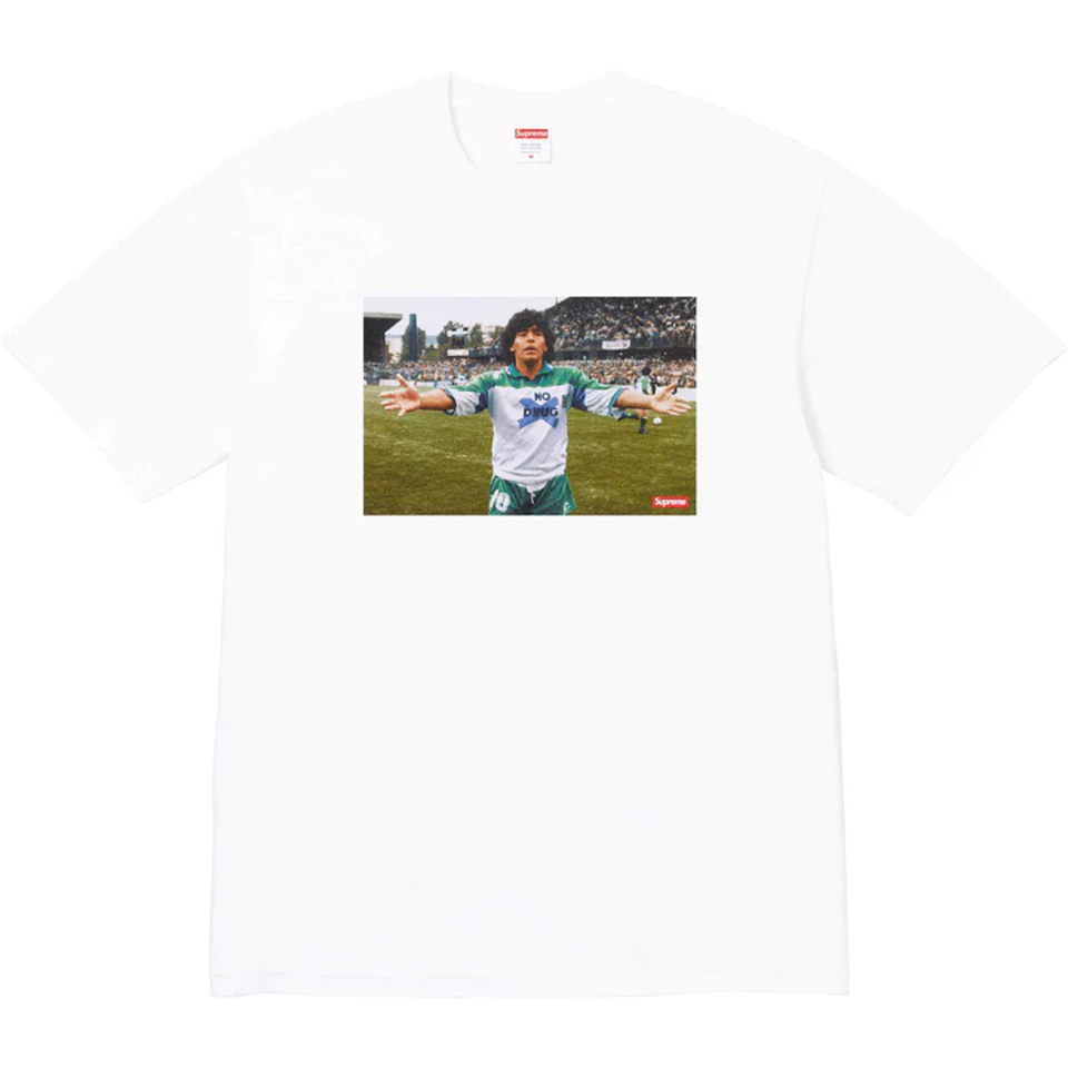 Supreme Maradona Tee "White"