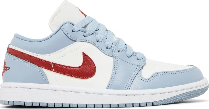 Women's Air Jordan 1 Low "Blue Whisper / Dune Red"