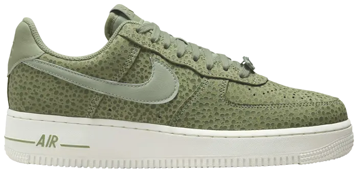 Women's Air Force 1 Low "Safari Print Pack - Oil Green"