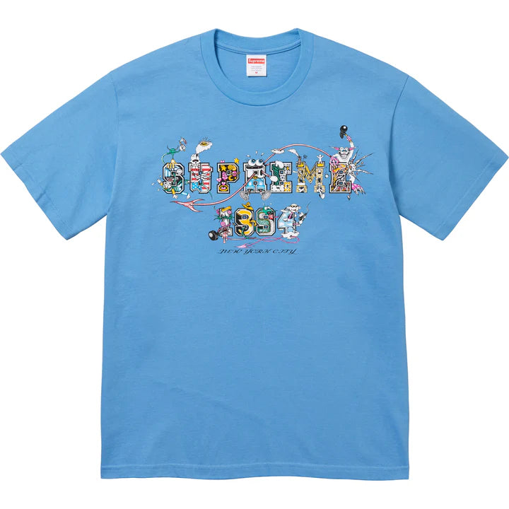 Supreme Varsity Tee "Bright Blue"