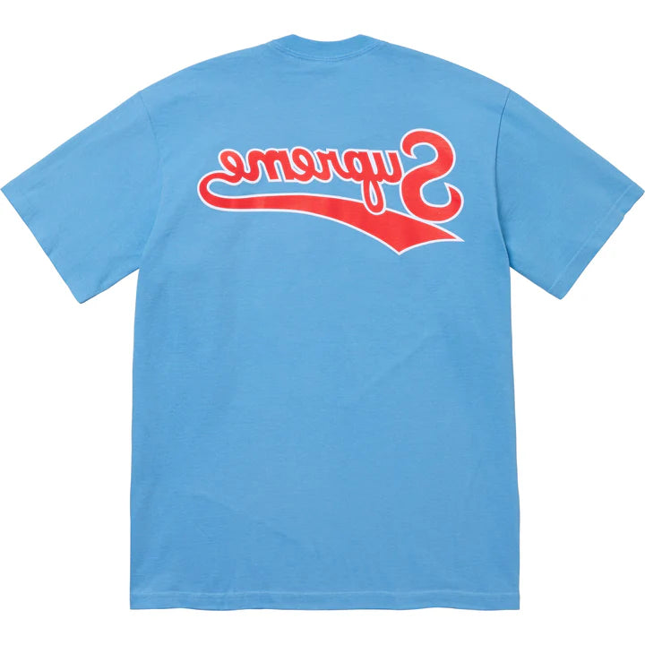 Supreme Backwards Tee "Bright Blue"