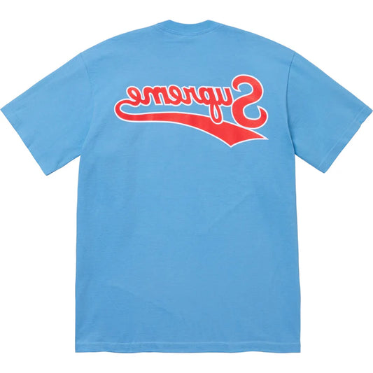 Supreme Backwards Tee "Bright Blue"