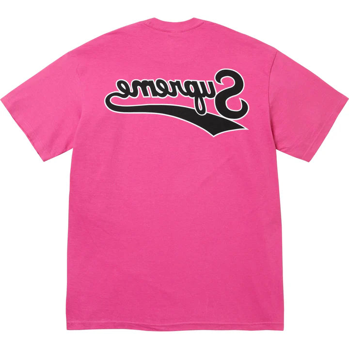 Supreme Backwards Tee "Fuchsia"