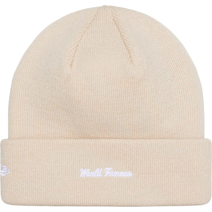 Supreme New Era Box Logo Beanie "Stone" FW24