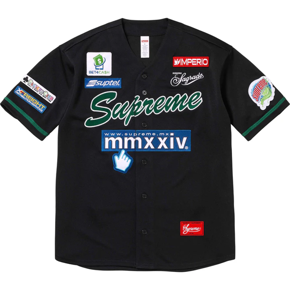 Supreme Chosen One Baseball Jersey "Black"