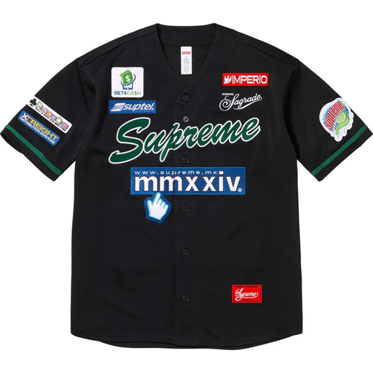 Supreme Chosen One Baseball Jersey "Black"