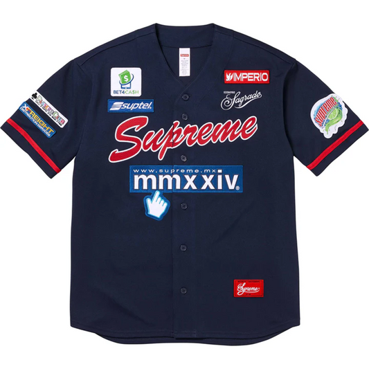 Supreme Chosen One Baseball Jersey "Navy"