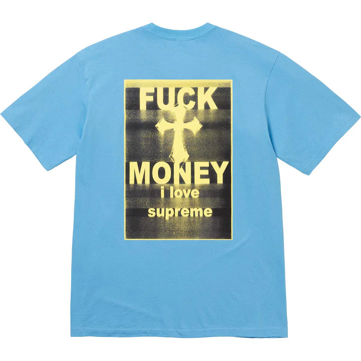 Supreme Fuck Money Tee "Bright Blue"