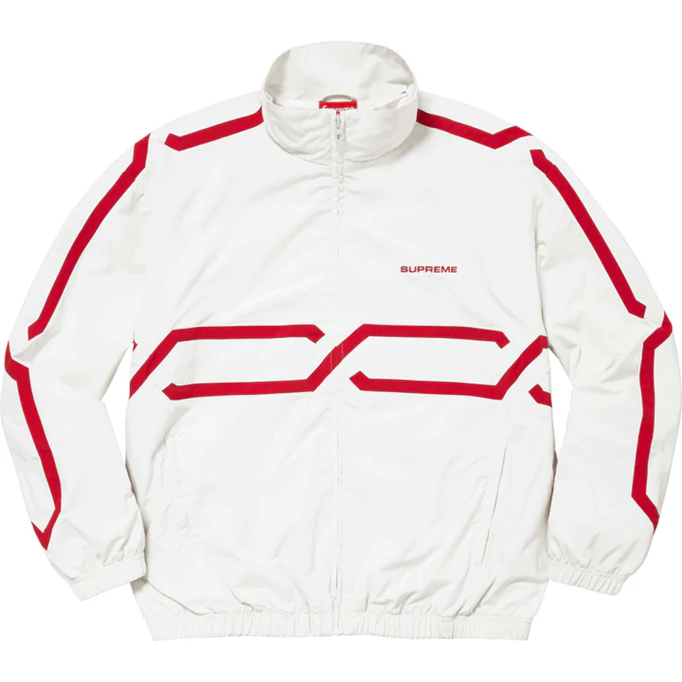 Supreme Inset Link Track Jacket "Light Grey"