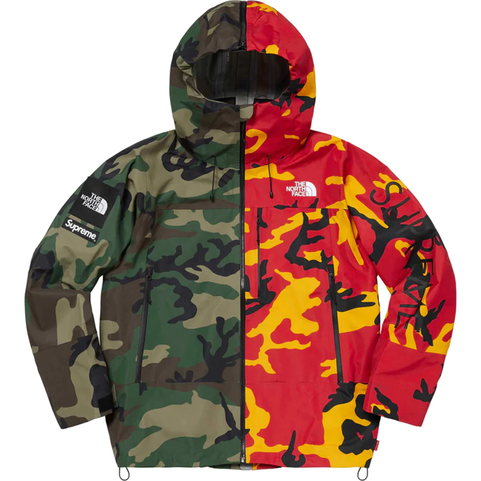 Supreme x The North Face Split Taped Seam Shell Jacket "Camo" SS24