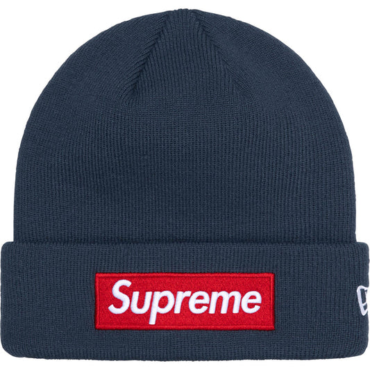 Supreme New Era Box Logo Beanie "Navy" FW24