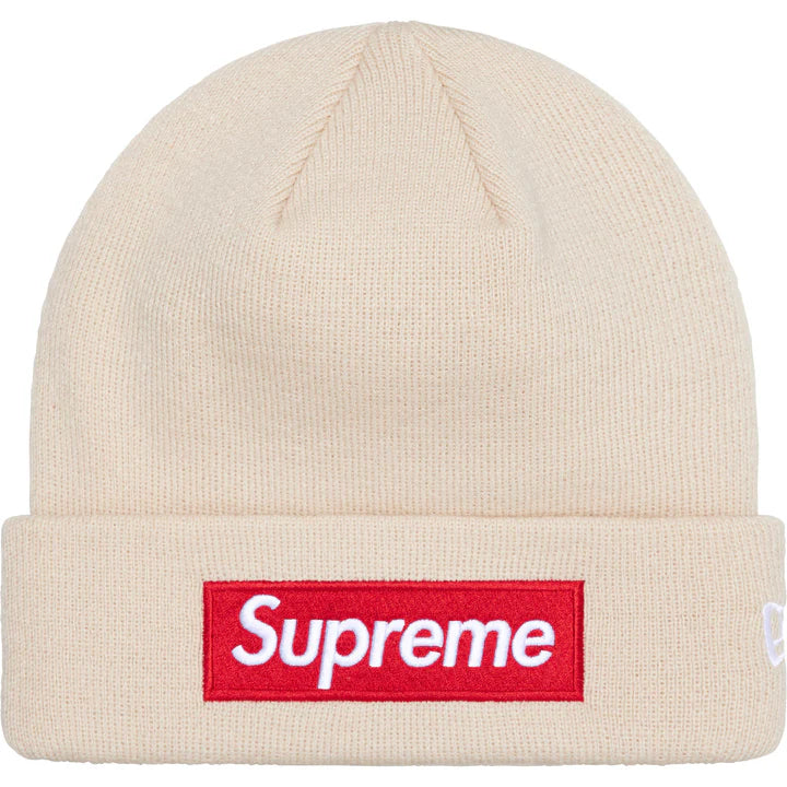 Supreme New Era Box Logo Beanie "Stone" FW24